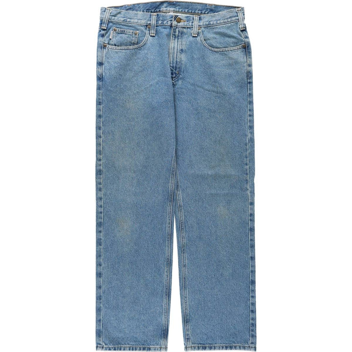 Carhartt Traditional FIT Tapered Denim Pants Men's W37 cotton blue type Vintage Second Hand