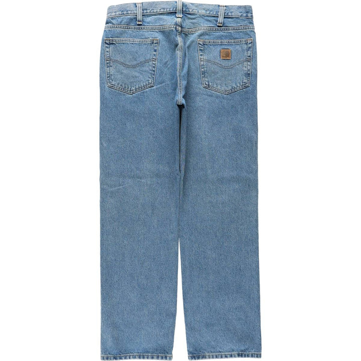 Carhartt Traditional FIT Tapered Denim Pants Men's W37 cotton blue type Vintage Second Hand
