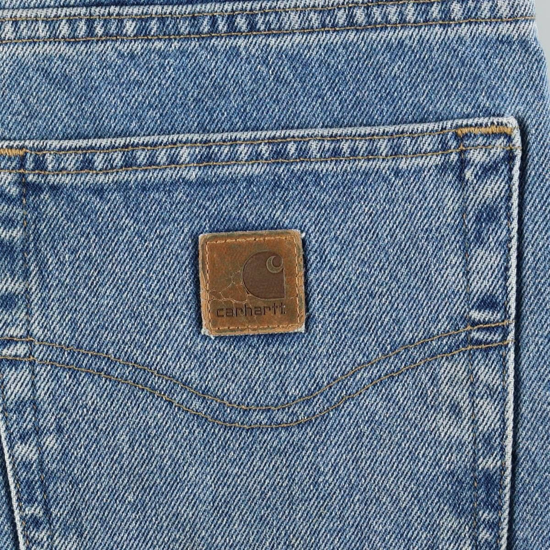 Carhartt Traditional FIT Tapered Denim Pants Men's W37 cotton blue type Vintage Second Hand