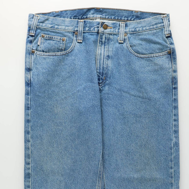 Carhartt Traditional FIT Tapered Denim Pants Men's W37 cotton blue type Vintage Second Hand