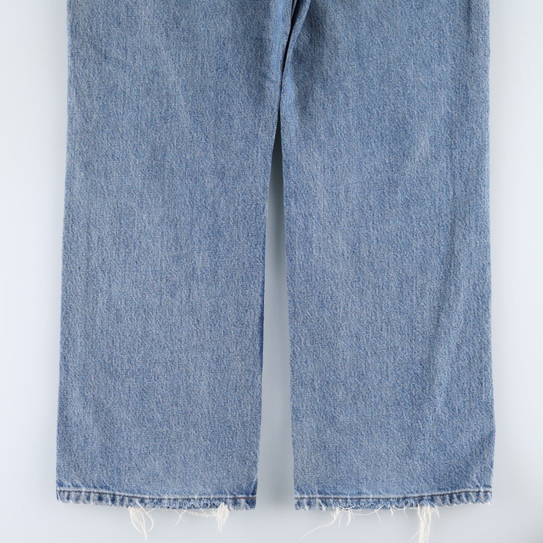 Harley-Davidson Straight Denim Pants, Men's Size W37 (approx.) unclear blue type Vintage Second Hand