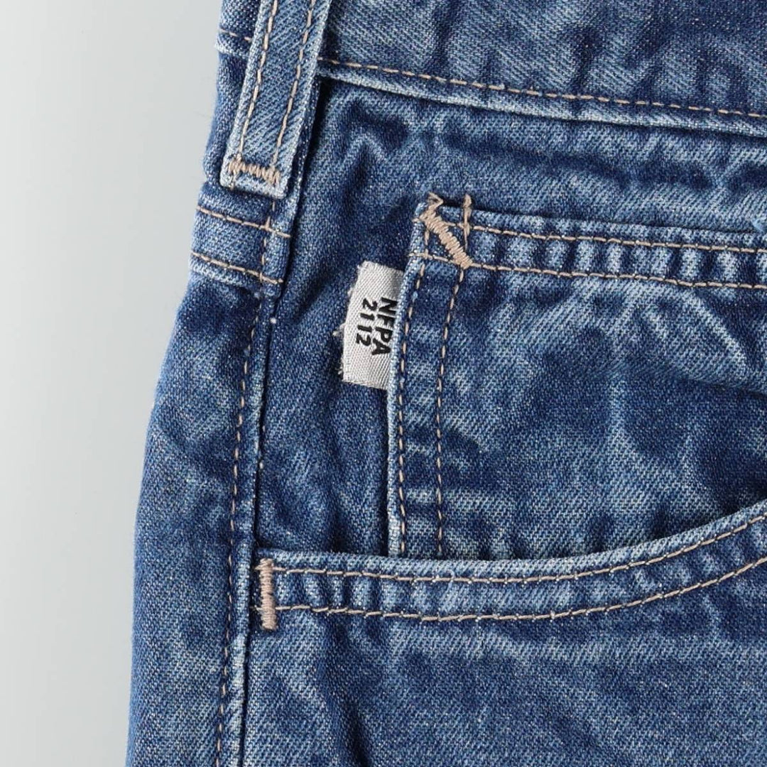 Carhartt FR Series Tapered Denim Pants, Made in USA, Men's, Size W34 cotton blue type Vintage Second Hand