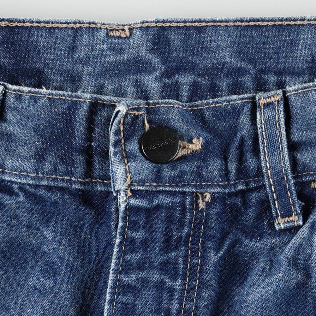 Carhartt FR Series Tapered Denim Pants, Made in USA, Men's, Size W34 cotton blue type Vintage Second Hand