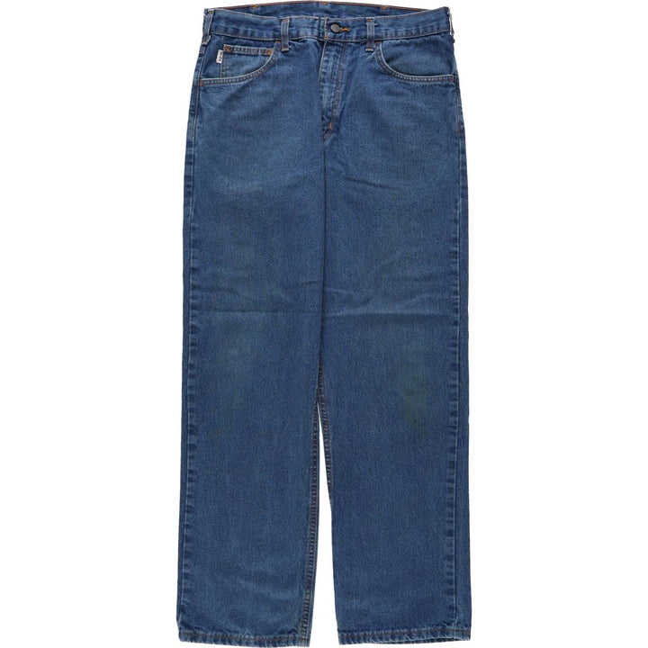 2000'S Carhartt FR Series Tapered Denim Pants, Men's Size W34 (approx.) cotton blue type Vintage Second Hand