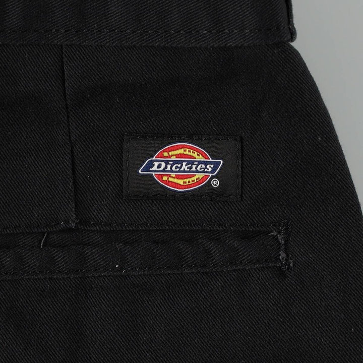 Dickies Men's Work Pants, Size W35 polyester black type Vintage Second Hand