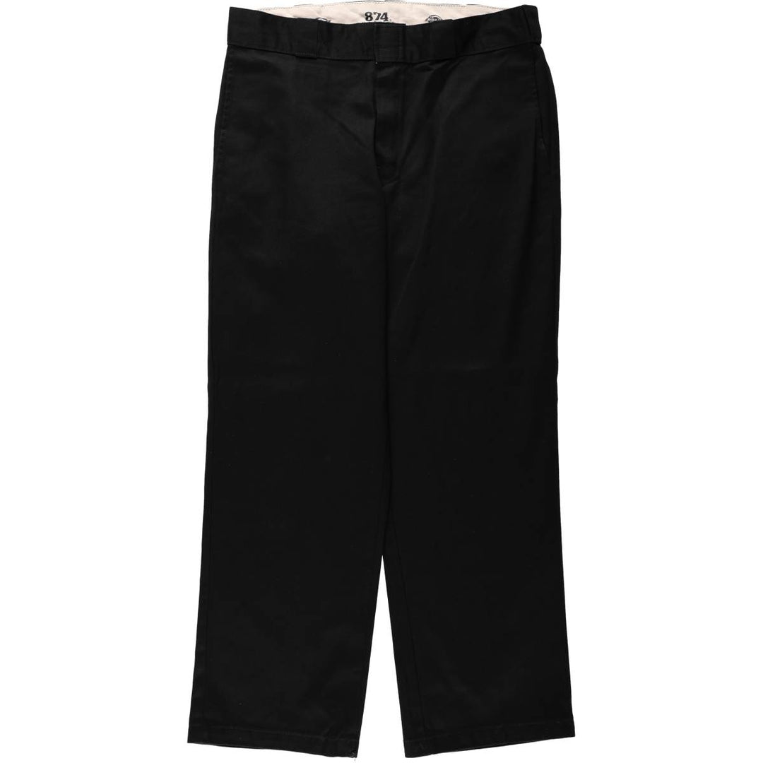 Dickies 874 Original Fit Work Pants, Men's, Size W35 polyester black type Vintage Second Hand