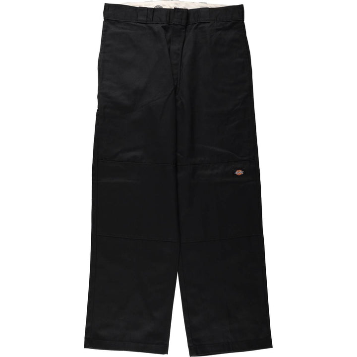 Dickies Loose Fit Work Pants, Men's, Size W37 polyester black type Vintage Second Hand