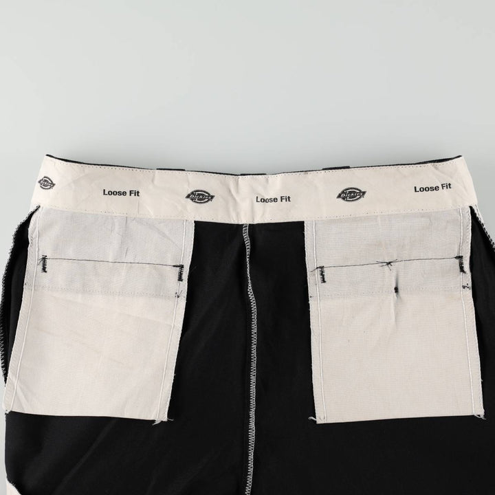 Dickies Loose Fit Work Pants, Men's, Size W37 polyester black type Vintage Second Hand