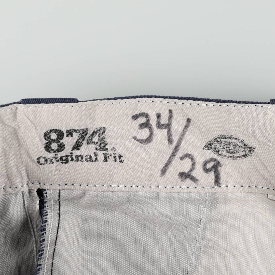 Dickies 874 Original Fit Work Pants, Men's, Size W34 unclear black type Vintage Second Hand