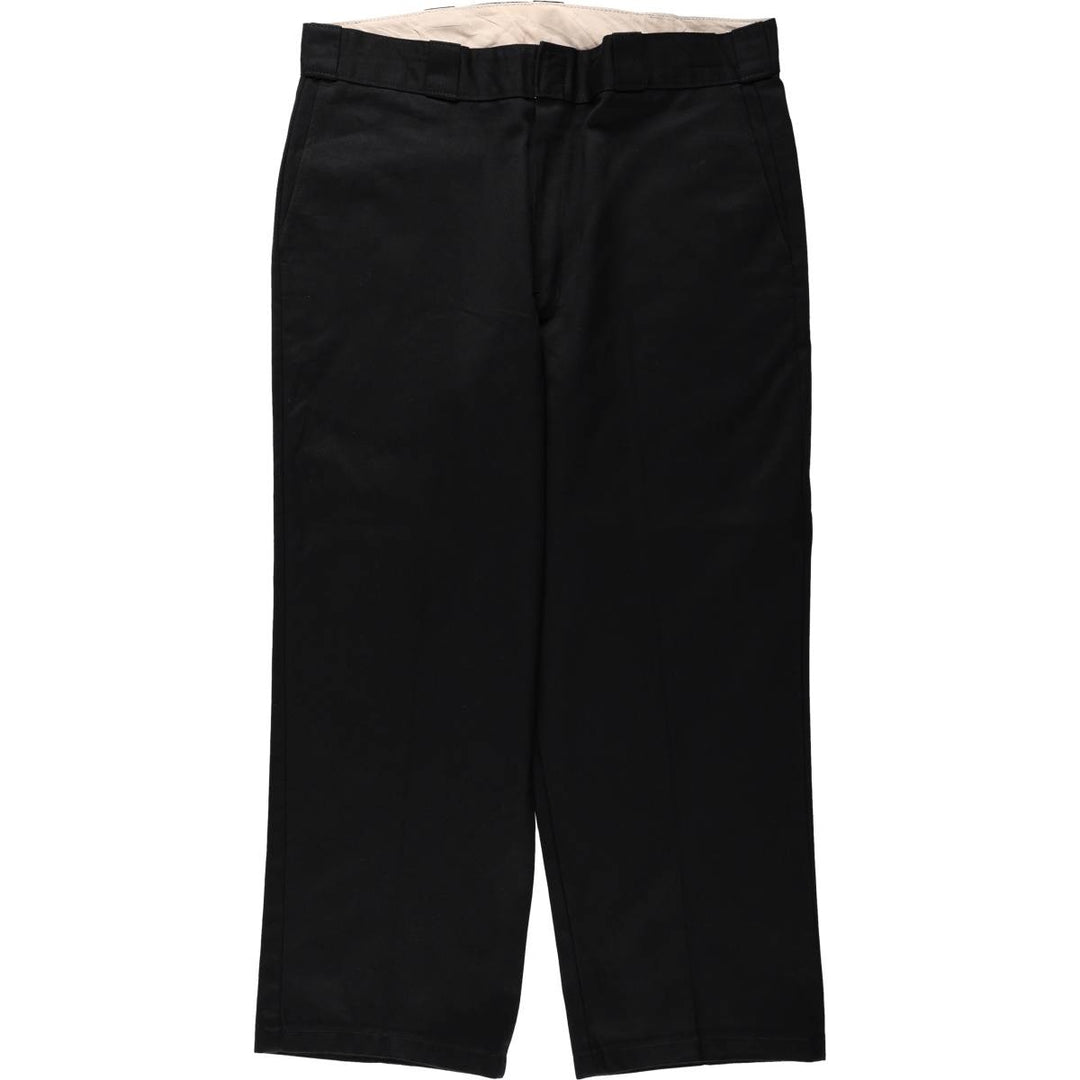 Dickies ORIGINAL FIT Work Pants, Men's W36 (approx.) polyester black type Vintage Second Hand
