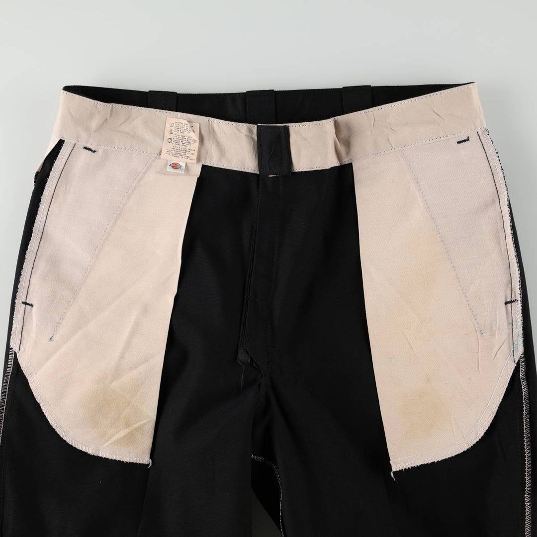 Dickies ORIGINAL FIT Work Pants, Men's W36 (approx.) polyester black type Vintage Second Hand