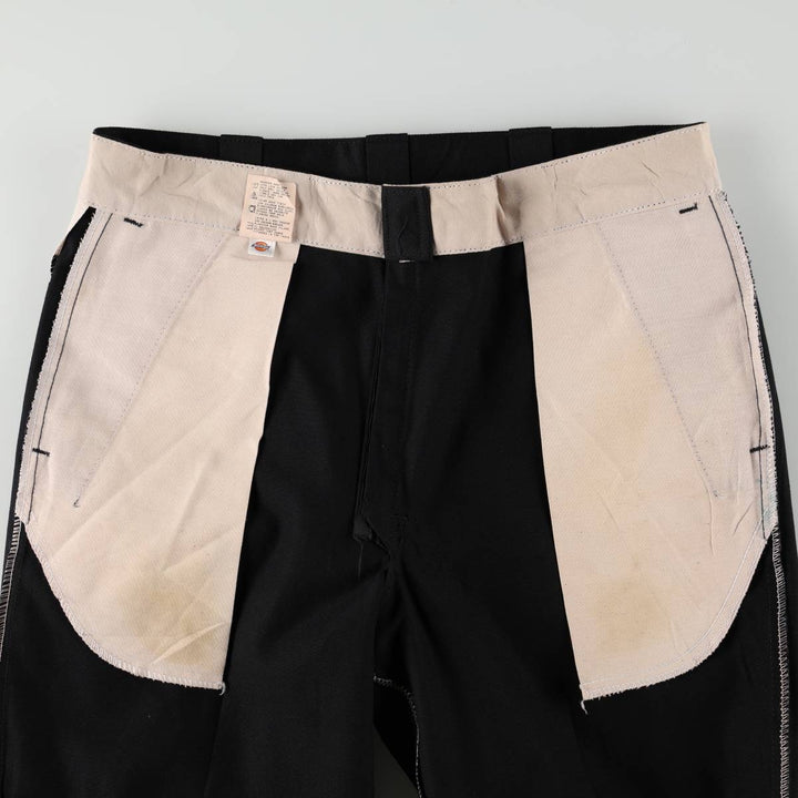 Dickies ORIGINAL FIT Work Pants, Men's W36 (approx.) polyester black type Vintage Second Hand