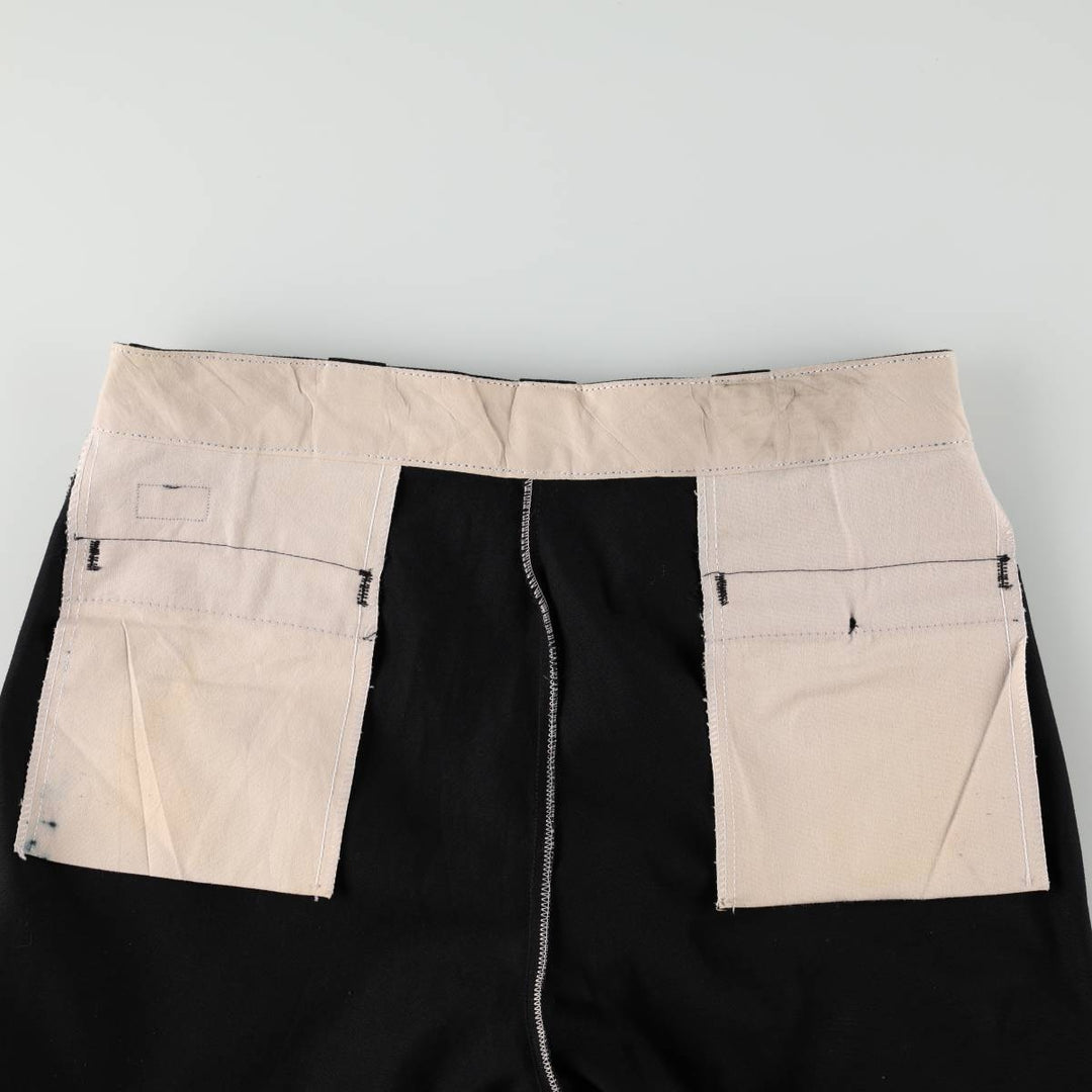 Dickies ORIGINAL FIT Work Pants, Men's W36 (approx.) polyester black type Vintage Second Hand