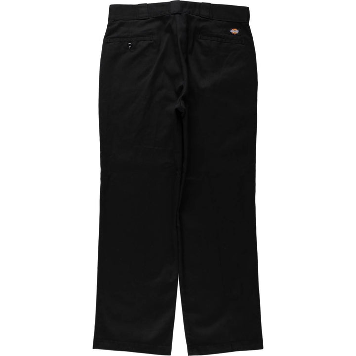Dickies Work Pants Men's W36 polyester black type Vintage Second Hand