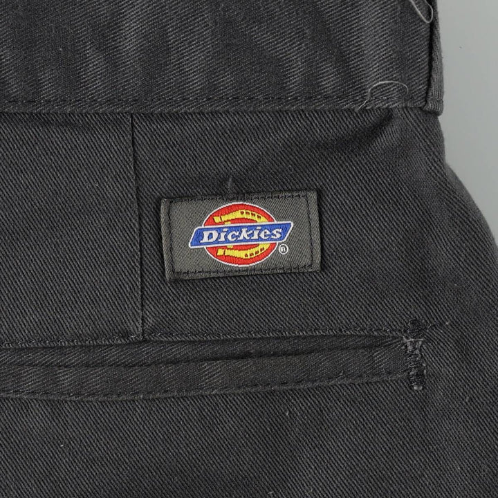 Dickies Work Pants Men's W36 polyester gray type Vintage Second Hand