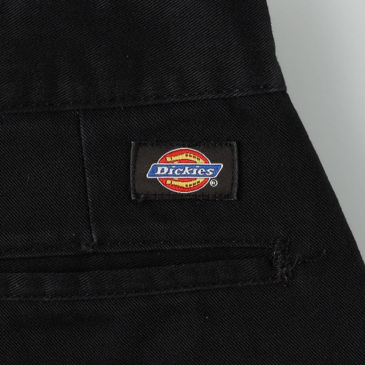Dickies Work Pants Men's W37 polyester black type Vintage Second Hand