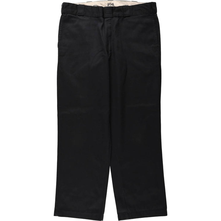Dickies 874 Original Fit Work Pants for Men, W37 polyester black type Vintage Second Hand