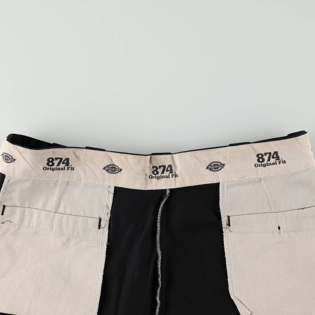 Dickies 874 Original Fit Work Pants for Men, W37 polyester black type Vintage Second Hand