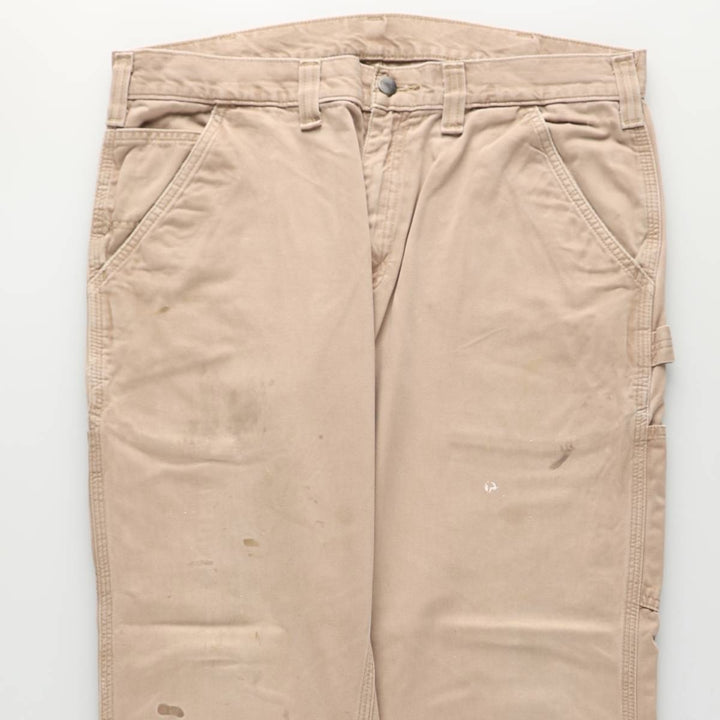 Carhartt Relaxed Fit Painter Pants, Men's W37 (approx.) cotton Beige type Vintage Second Hand