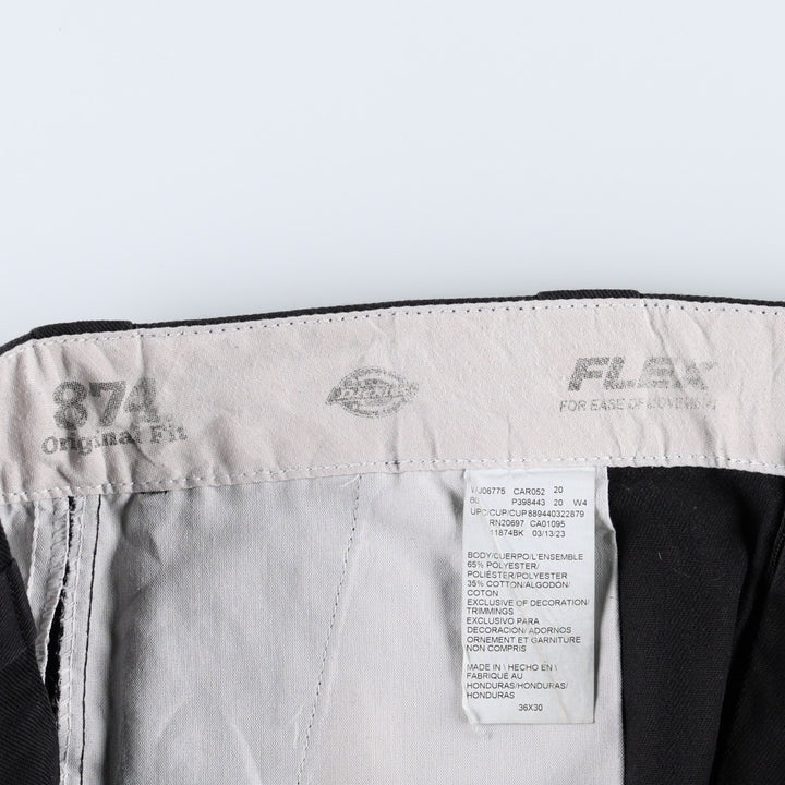 Dickies 874 Original Fit Work Pants for Men, W36 polyester black type Vintage Second Hand