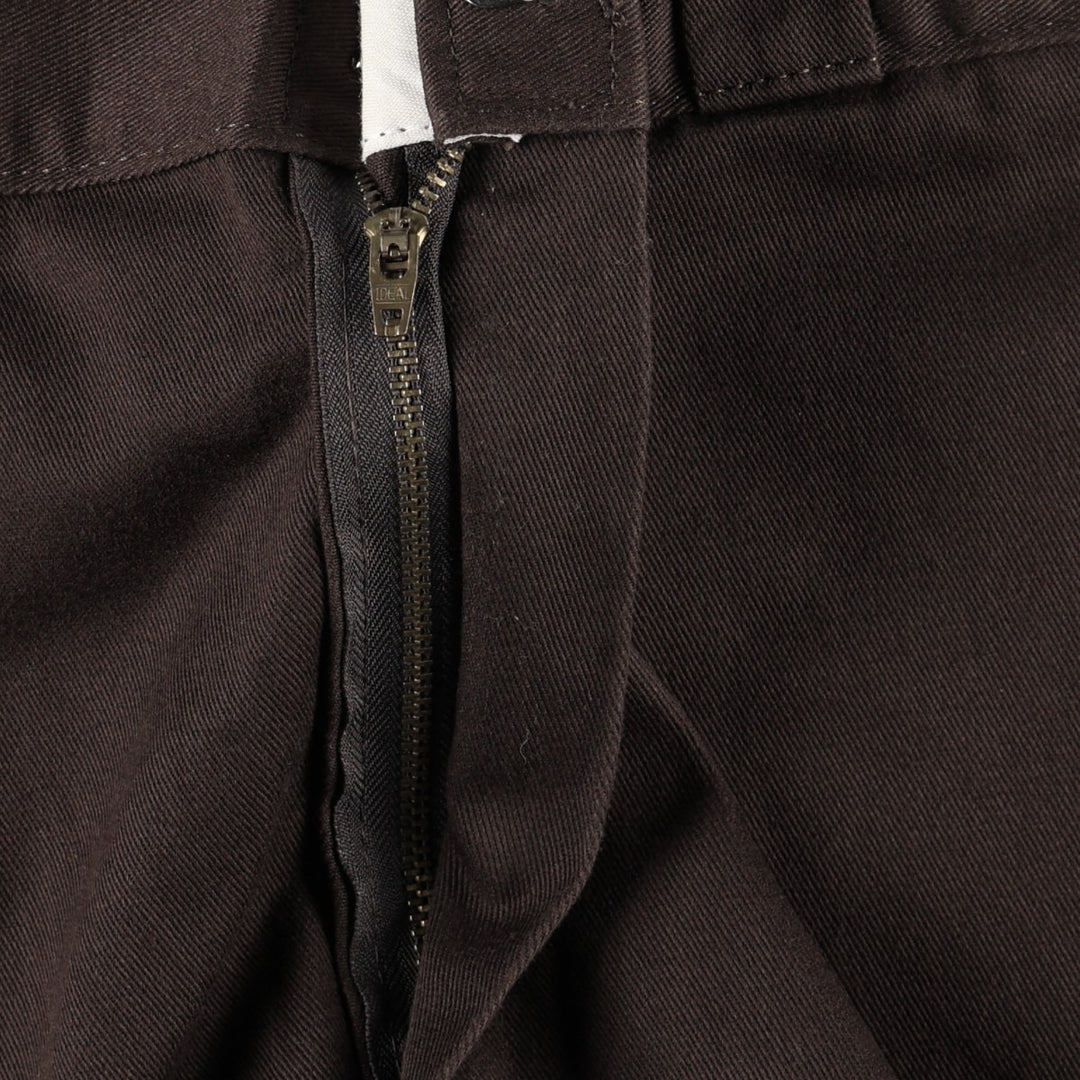 ~90'S Dickies work pants, men's size W37 equivalent, vintage. polyester walnut Vintage Second Hand