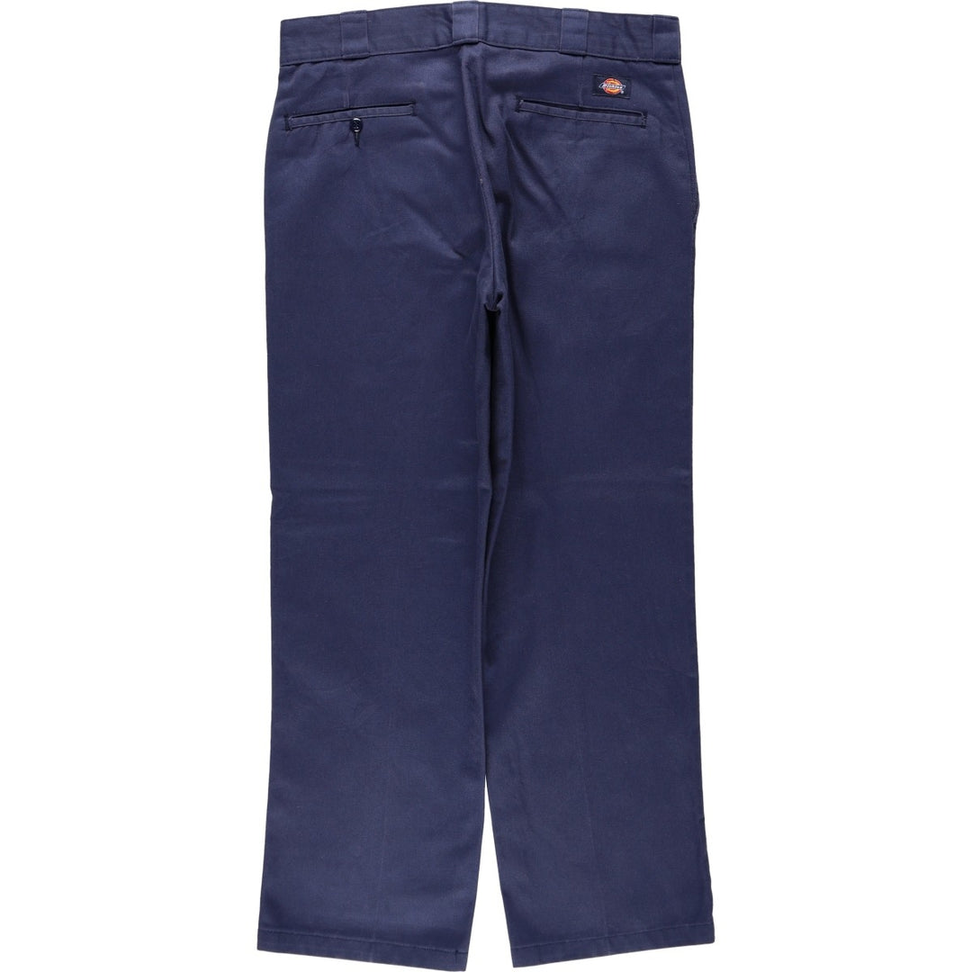 Dickies 874 Original Fit Work Pants, Men's, Size W34 polyester navy blue type Vintage Second Hand