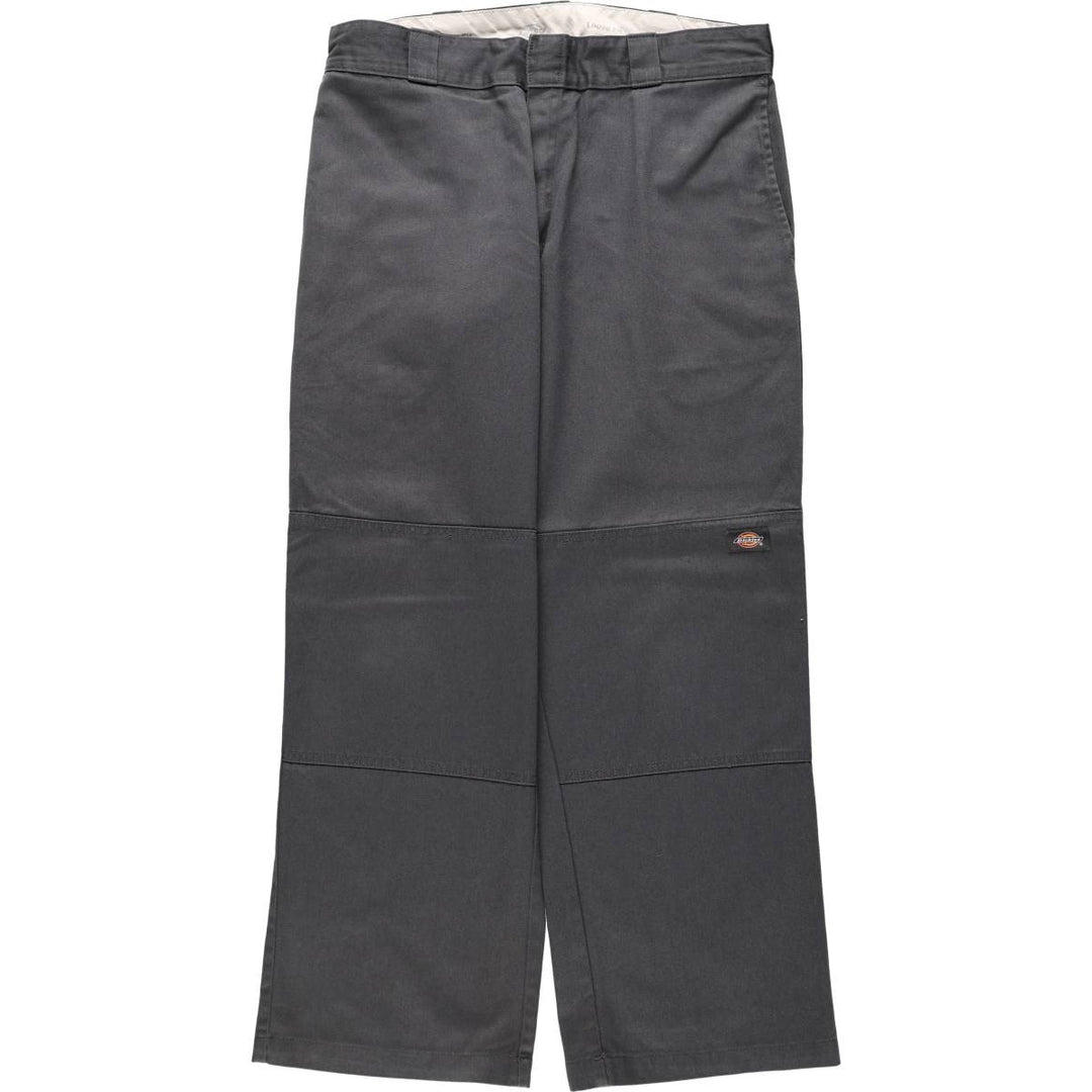 Dickies Loose Fit Double Knee Work Pants for Men, W35 unclear Charcoal Vintage Second Hand
