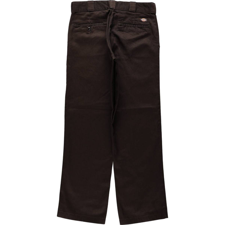 Dickies 874 Original Fit Work Pants for Men, W32 equivalent polyester walnut Vintage Second Hand