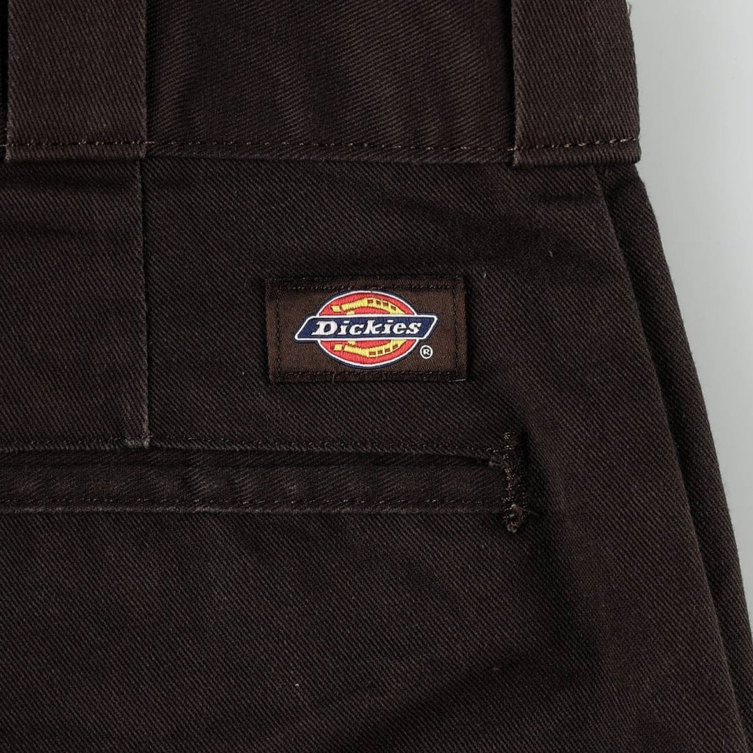 Dickies 874 Original Fit Work Pants for Men, W32 equivalent polyester walnut Vintage Second Hand