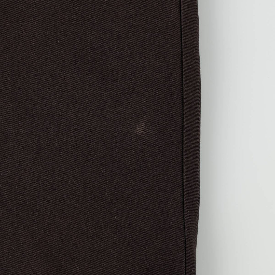 Dickies 874 Original Fit Work Pants for Men, W32 equivalent polyester walnut Vintage Second Hand