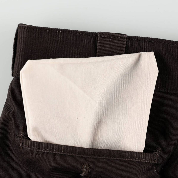 Dickies 874 Original Fit Work Pants for Men, W32 equivalent polyester walnut Vintage Second Hand