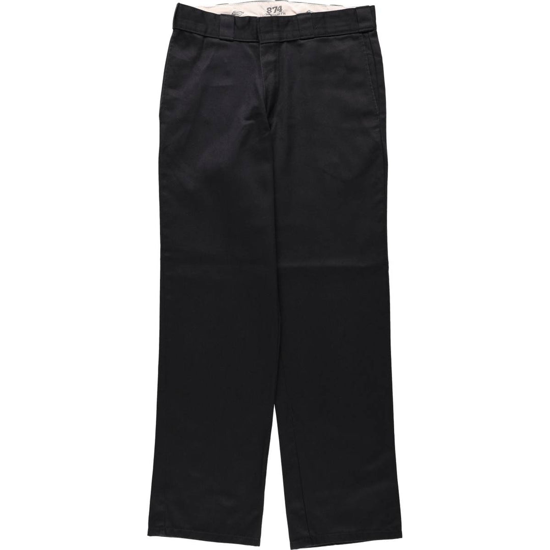 Dickies 874 Original Fit Work Pants, Men's, Size W34 polyester black type Vintage Second Hand