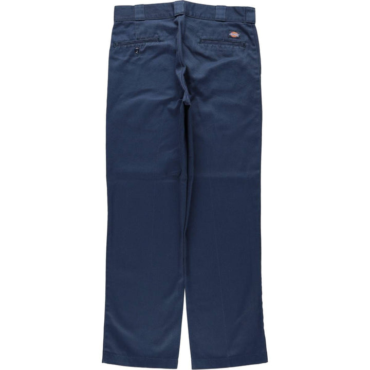 Dickies 874 Original Fit Work Pants, Men's, Size W34 polyester navy blue type Vintage Second Hand