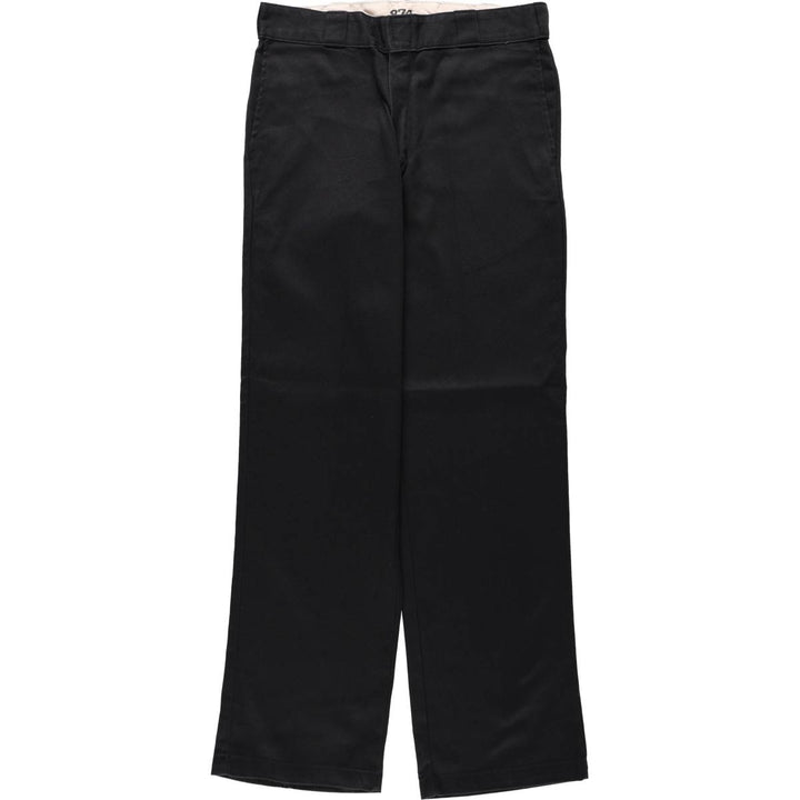 Dickies 874 FLEX ORIGINAL FIT Work Pants for Men, W31 equivalent polyester black type Vintage Second Hand