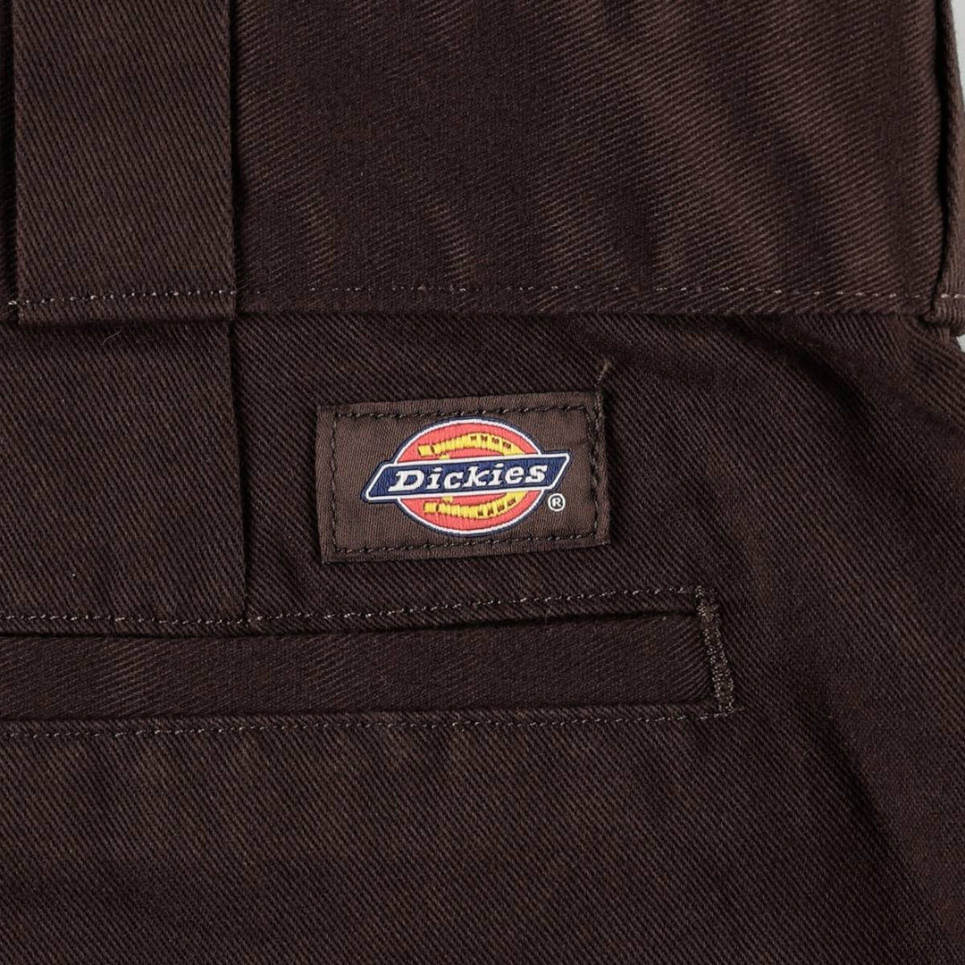 Dickies Work Pants Men's W34 unclear dark chocolate Vintage Second Hand