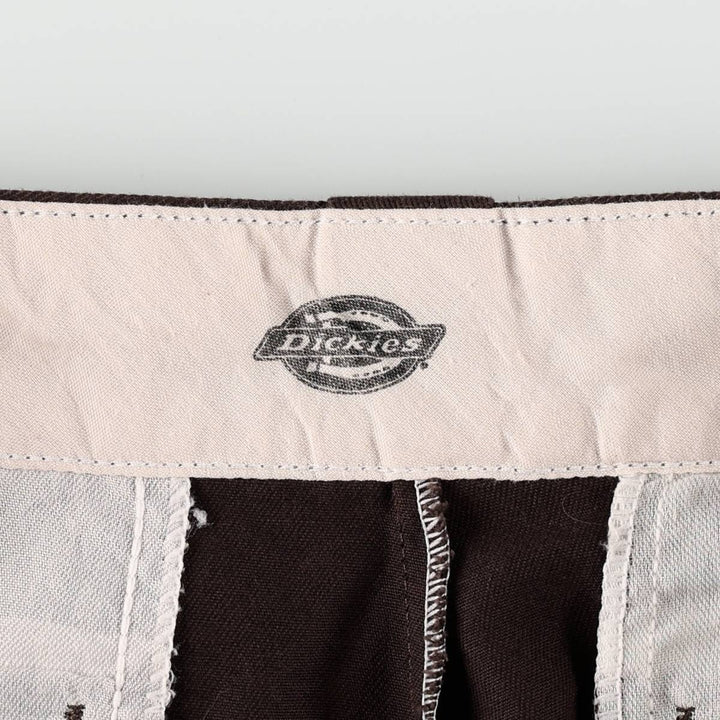 Dickies Work Pants Men's W34 unclear dark chocolate Vintage Second Hand