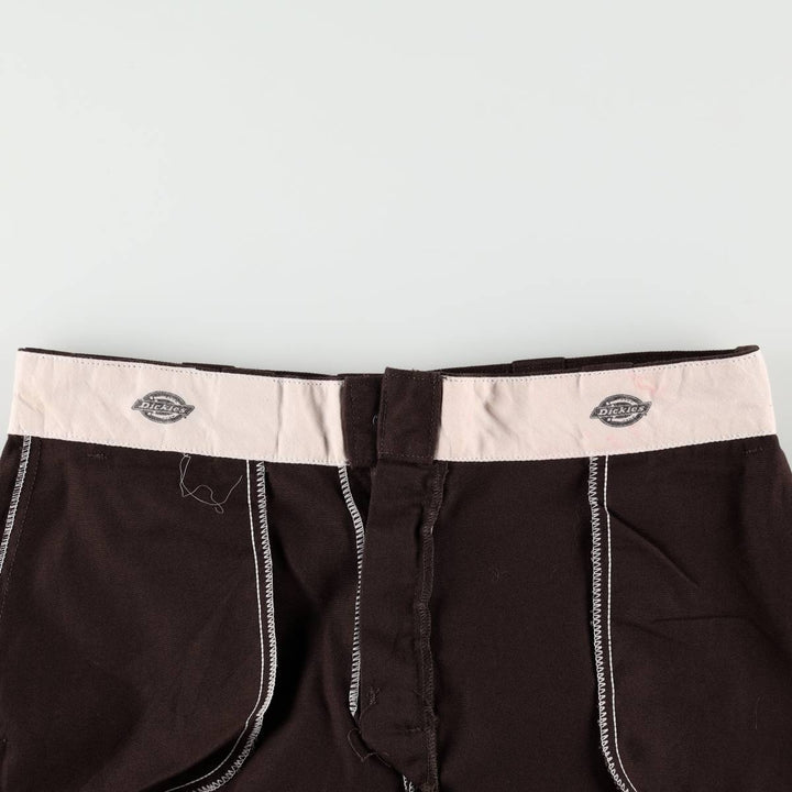 Dickies Work Pants Men's W34 unclear dark chocolate Vintage Second Hand
