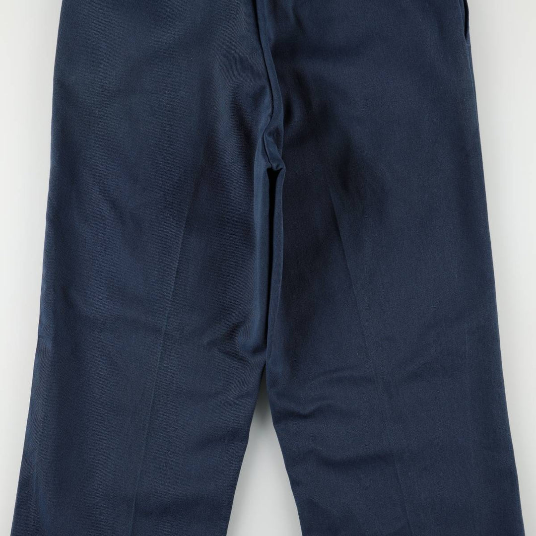 Dickies work pants, made in Canada, men's size W31 (approx.) polyester Navy blue Vintage Second Hand
