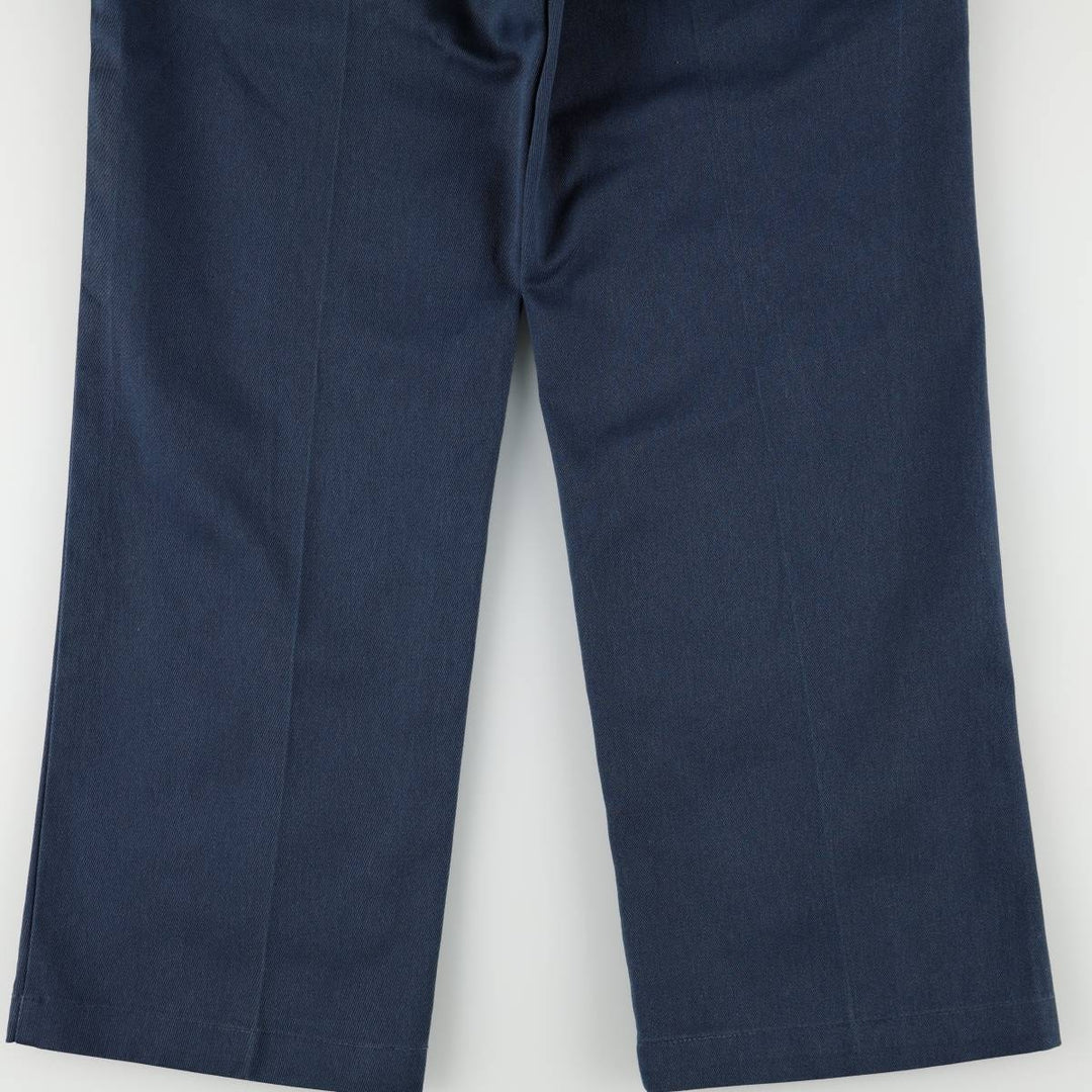 Dickies work pants, made in Canada, men's size W31 (approx.) polyester Navy blue Vintage Second Hand