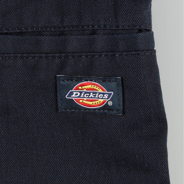 Dickies Loose Fit Double Knee Work Pants Men's W33 polyester navy blue type Vintage Second Hand