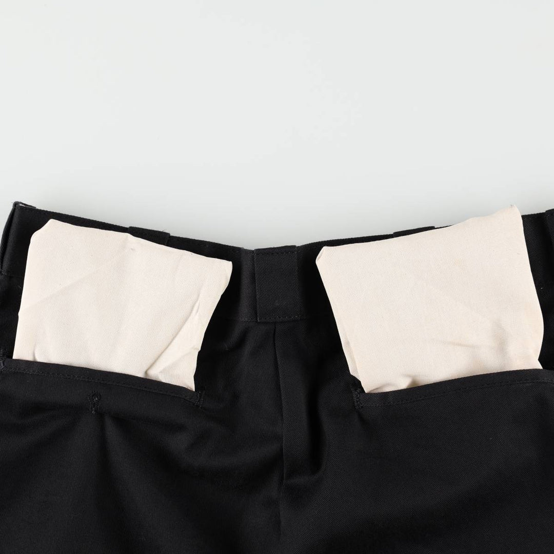Dickies Loose Fit Double Knee Work Pants, Men's W34 (approx.) polyester black type Vintage Second Hand