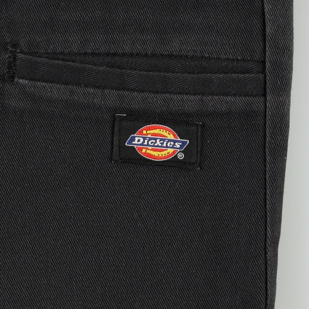 Dickies Loose Fit Double Knee Work Pants Men's W33 polyester black type Vintage Second Hand