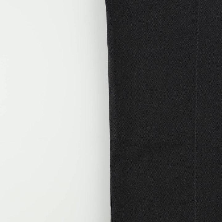 Dickies Loose Fit Double Knee Work Pants Men's W33 polyester black type Vintage Second Hand