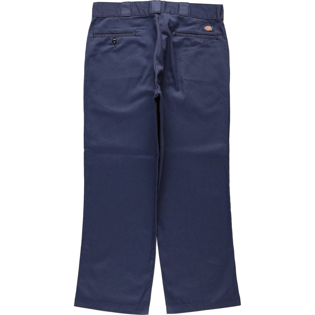 Dickies 874 Original Fit Work Pants for Men, W36 polyester Navy blue Vintage Second Hand