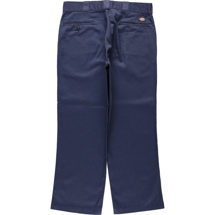 Dickies 874 Original Fit Work Pants for Men, W36 polyester Navy blue Vintage Second Hand