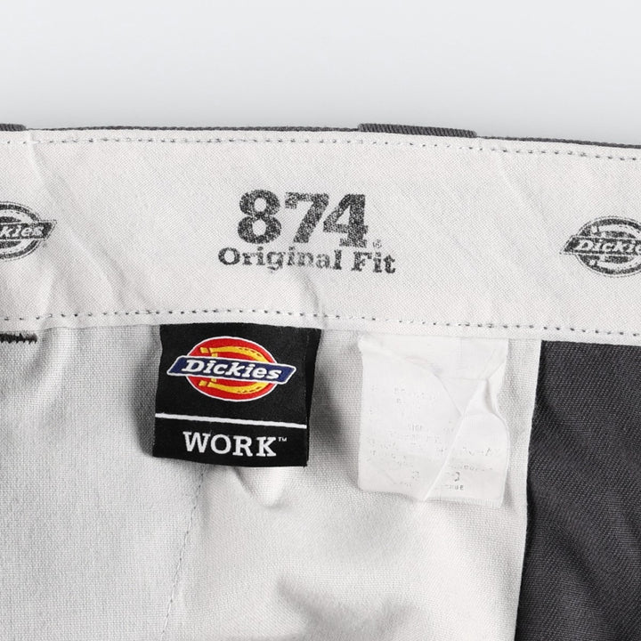 Dickies 874 Original Fit Work Pants for Men, W37 unclear Charcoal Vintage Second Hand