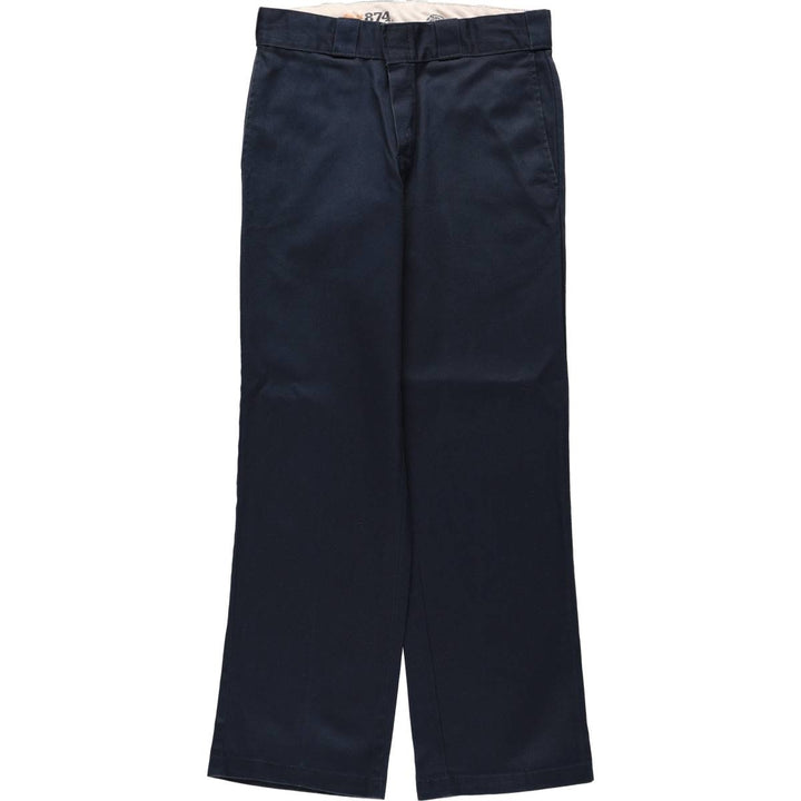 Dickies 874 Original Fit Work Pants, Men's, Size W30 polyester navy blue type Vintage Second Hand