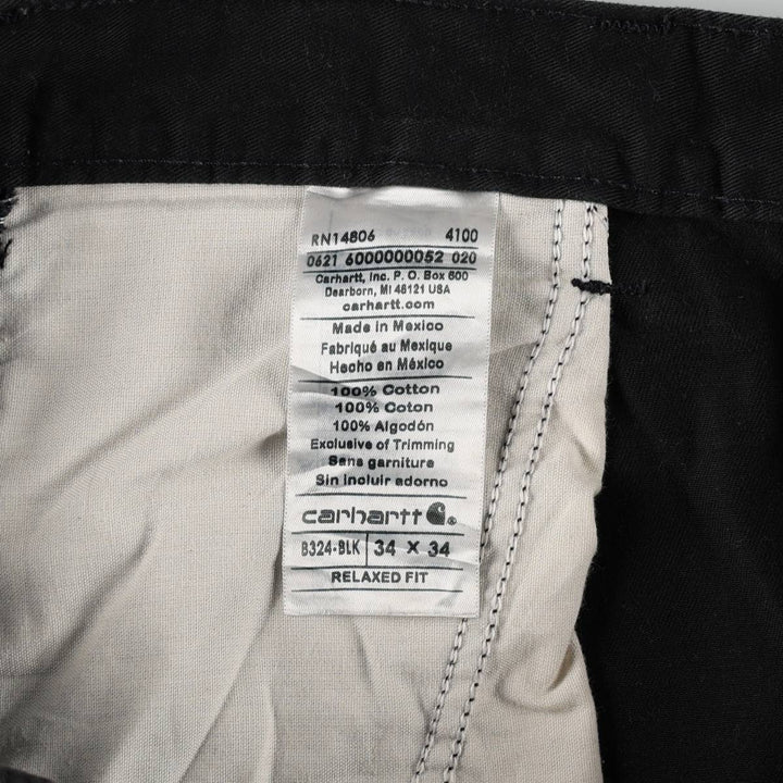 Carhartt Relaxed Fit Painter Pants, Men's, W35 equivalent cotton black type Vintage Second Hand