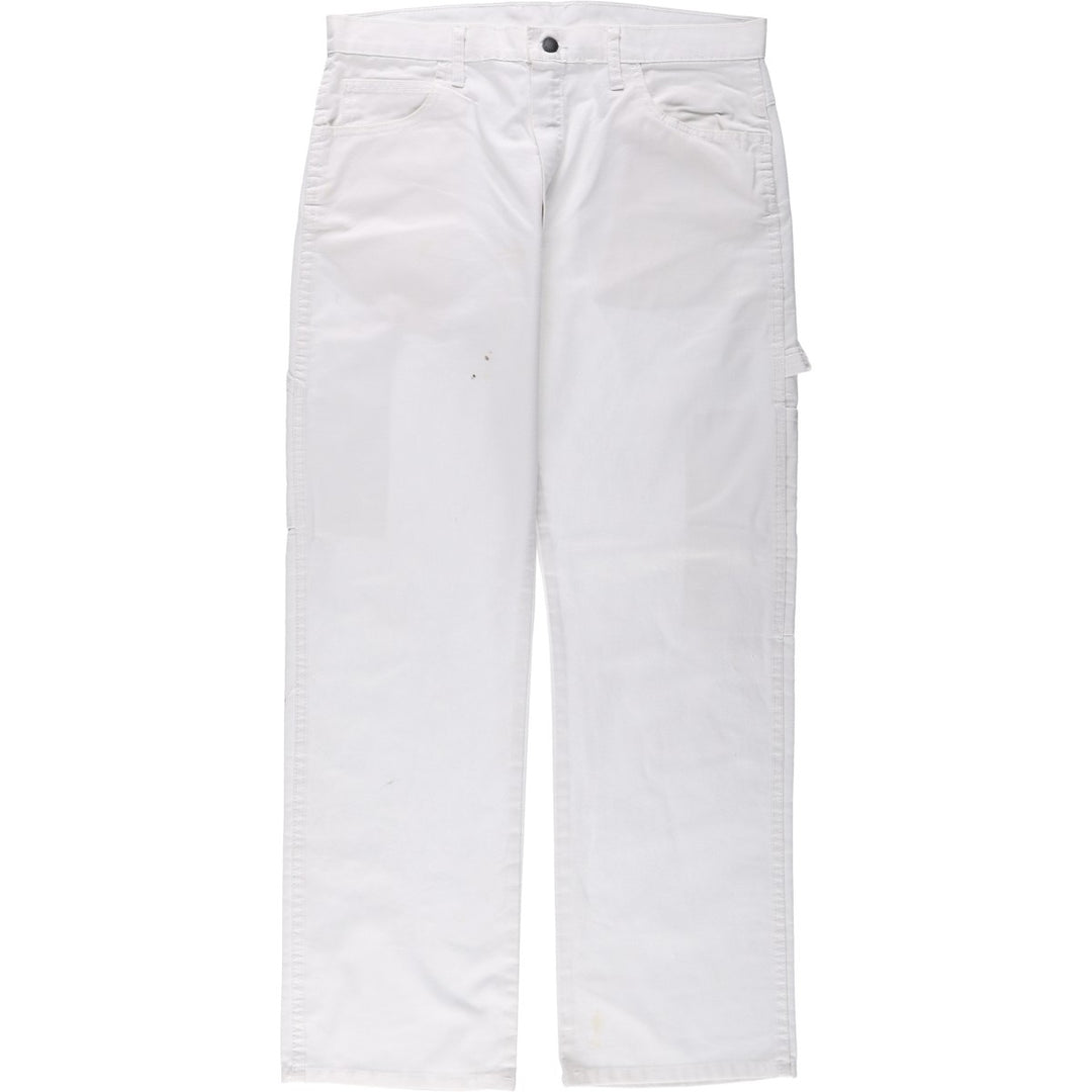 Dickies Painter Pants Men's W34 equivalent polyester white type Vintage Second Hand