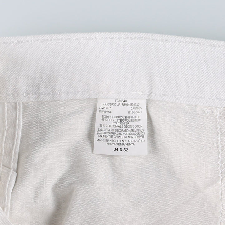 Dickies Painter Pants Men's W34 equivalent polyester white type Vintage Second Hand